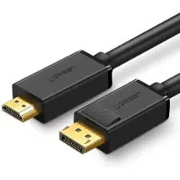 UGREEN 10239, 1,5 m, DisplayPort, HDMI, Hankjønn, Hankjønn, Rett