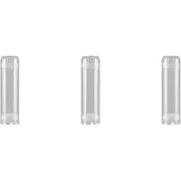 Semoic 3X 10-Inch Reusable Empty Clear Cartridge Water Filter Housing Various Media Refillable
