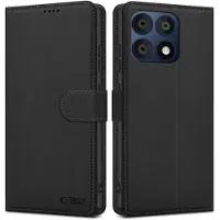 Tech-Protect lommeboketui til Motorola Edge 70 Pro 5G – svart