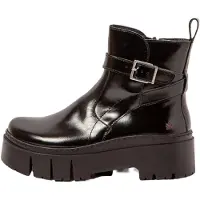Art for woman. 117951201003_001 Leather Ankle Boots 1795 Leeds black (37), 3 to 5 cm, Zip, Casual