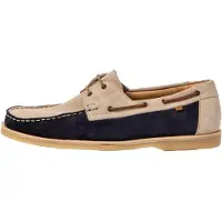 El naturalista unisex. 2596312C8005_0MU Leather Moccasins N5963 Plantae navy, beige (39), Flat, None, Casual