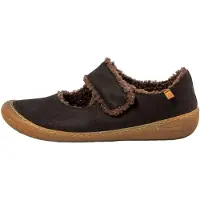 El naturalista for woman. 257391101005_001 Leather ballet pumps N5739 black (39), Flat, Laces, Velcro, Casual