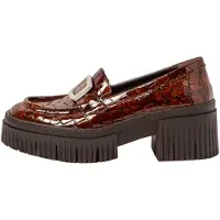 Art for woman. 1137212OL003_023 Leather Shoes 1372 York brown (36), 3 to 5 cm, None, Casual, Classic