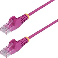 StarTech.com 50cm Pink Slim CAT6 Ethernet Cable Snagless 28AWG LSZH - patch cable - 50 cm - pink - Rosa - 0.5 meter