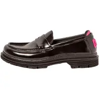 Art unisex. 119021101003_001 1902 Birmingham leather shoes black (43), 3 to 5 cm, None, Casual