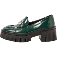 Art for woman. 1137211WS003_0G3 Leather shoes 1372 green (41), 3 to 5 cm, None, Casual