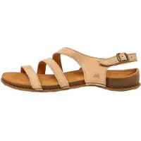 El naturalista for woman. 2581112ZZ005_020 Leather sandals N5811 Panglao beige (37), Flat, Buckle, Casual