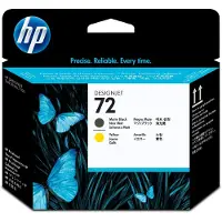 HP Skrivehode sort og gul nr 72