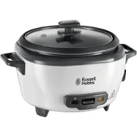 Russell Hobbs 27030-56, Sort, Hvit, 1,4 l, Knapper, Metall, Glass, 300 W