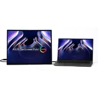 Asus ZenScreen Fold OLED MQ17QH - OLED-skjerm - 17.3" - portabel - 2560 x 1920 QHD @ 60 Hz - 500 cd/m² - 1000000:1 - DisplayHDR 500 True Black - 0....