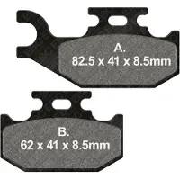 EBC Fa-tt Series Carbon Fiber Fa414tt Bremseklosser