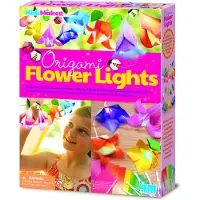 4M - KidzMaker - 180 cm - Origami Lyslenke Blomster - - OneSize - Kreativt leker