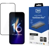 3MK Herdet glass 3mk HardGlass Max Black til iPhone 16 Plus