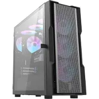 Darkflash DK431 Mesh PC-kabinett (svart) + 4 ARGB-vifter