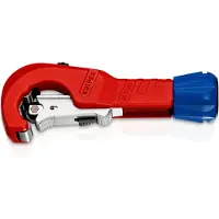 Knipex TubiX, Rørkutter, Rustfritt stål, Plast, Rustfritt stål, Blå, Rød, 260 mm