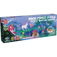Hape Magisk Skog Fluor Puslespill 200 Stykker