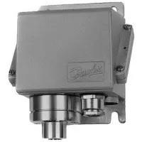 Danfoss Pressostat KPS 43, 1-10 bar, G1/4, diff.tryk 0,7-2,8 bar Auto reset, AC-3 6A, 400V PG13,5 kabel Ø5-14 mm, IP67