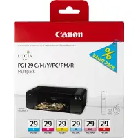 Canon Blekkpatron MultiPack C,M,Y,PC,PM,RY