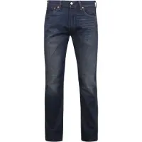 Levi's 501 Jeans Indigo Blå Mørkeblå Størrelse W 34