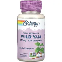 Solaray Wild Yam Kapsler 60 Enheter