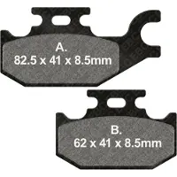 EBC Fa-tt Series Carbon Fiber Fa413tt Bremseklosser