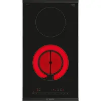 Bosch Serie | 6 PKF375FP2E - Keramisk komfyrtopp - 2 plater - Nisje - bredde: 27 cm - dybde: 49 cm - med avfaset front- og baksideinnredning, - with ComfortProfil, - with brushed aluminum side trims