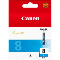 Canon CLI-8C - 13 ml - cyan - original - blekkbeholder - for PIXMA iP3500, iP4500, iP5300, MP510, MP520, MP610, MP960, MP970, MX700, MX850, Pro9000