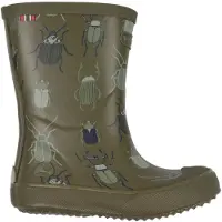 Viking Gummistøvler - Indie - Khaki/Linen m. Trykk - - 32 - Gummistøvler