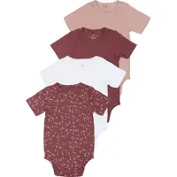 The New Siblings Bodyer k/e - 4-pack - TnsbBaby - Multi Farge Cr - - 1½ år (86) - Kortermet body