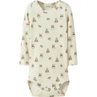Lil´ Atelier Lil' Atelier Body I/e - Rib - NbnGavo - Turteldue/leketøy - - 62 - Langermet Body