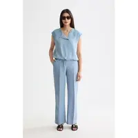 Scotch & Soda Drawstring Waisted Ermeløs T-skjorte