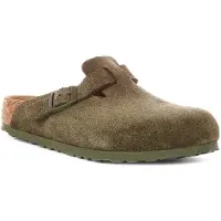 Birkenstock Boston Suede Leather Tresko