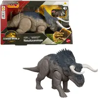 Mattel Jurassic World WILD ROAR Nasutoceratops, 4 år, Flerfarget, Plast