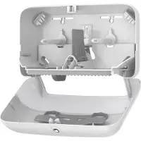 Tork Dispenser til toalettpapir T7 Mid-Size uten holder hvit for 2 ruller
