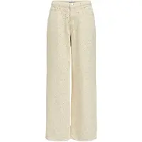 Object Brodert Jeans Med Vide Ben