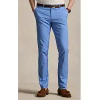 Ralph Lauren for man. 710B22623002 Greenwich Slim Fit blue chino pants (35/32), Casual, Cotton, Classic