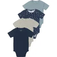 The New Siblings Bodyer k/e - 4-pack - TnsbBaby - Multi Farge Mo - - 2 år (92) - Kortermet body