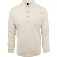 Profuomo Profuoo langeret polo i beige élange Beige Størrelse