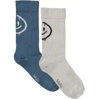 Molo Sokker - 2-pack - Norman - Blue Månen - - 31/34 - Sokker