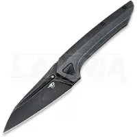Bestech VK-Navi - Blackwash - Titanium foldekniv, svart