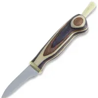 Wood Jewel Mushroom knife, Zebra