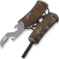 Wood Jewel Opener + Fire starter, stag