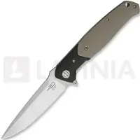 Bestech Swordfish - Satin - G10 foldekniv, beige, svart