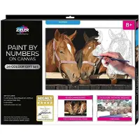 Zieler Paint By Numbers Horses Malingsett