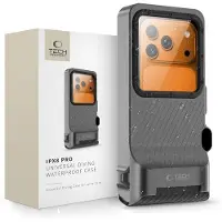 Tech-Protect IPX8 Pro universelt vanntett dykkerovertrekk 4.7-6.9 - svart / grå