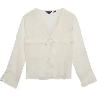 Superdry Lace Tie Front Langarmet Topp