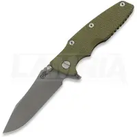 Hinderer Eklipse 3.5 Slicer foldekniv, S45VN Battle Bronze, grønn