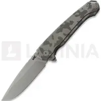 MK Knives & Tools Ingeni MT Camo foldekniv, Grey/Shadow Brown Titanium