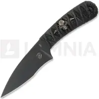 Bastinelli SIN Black Tsuka Wrap Bronze Menuki kniv
