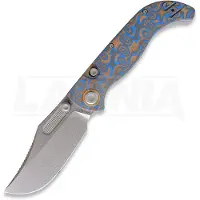 Vosteed Naga - Stonewash - Ocean Micarta foldekniv, blå